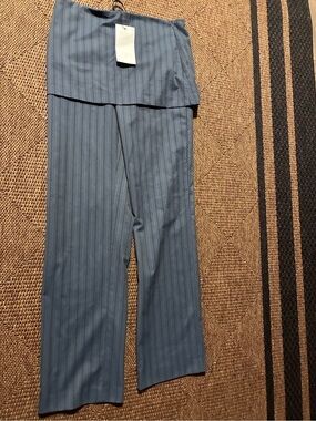 Zara Pinstripe Skirt Pants size small